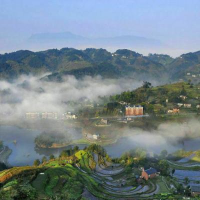 万盛特色乡村旅游 青山湖国家湿地公园