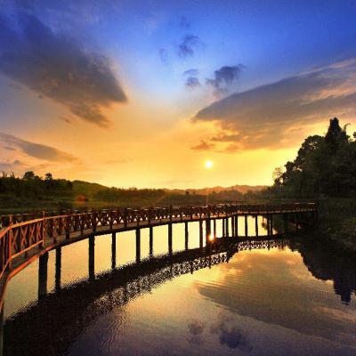 万盛特色乡村旅游 青山湖国家湿地公园